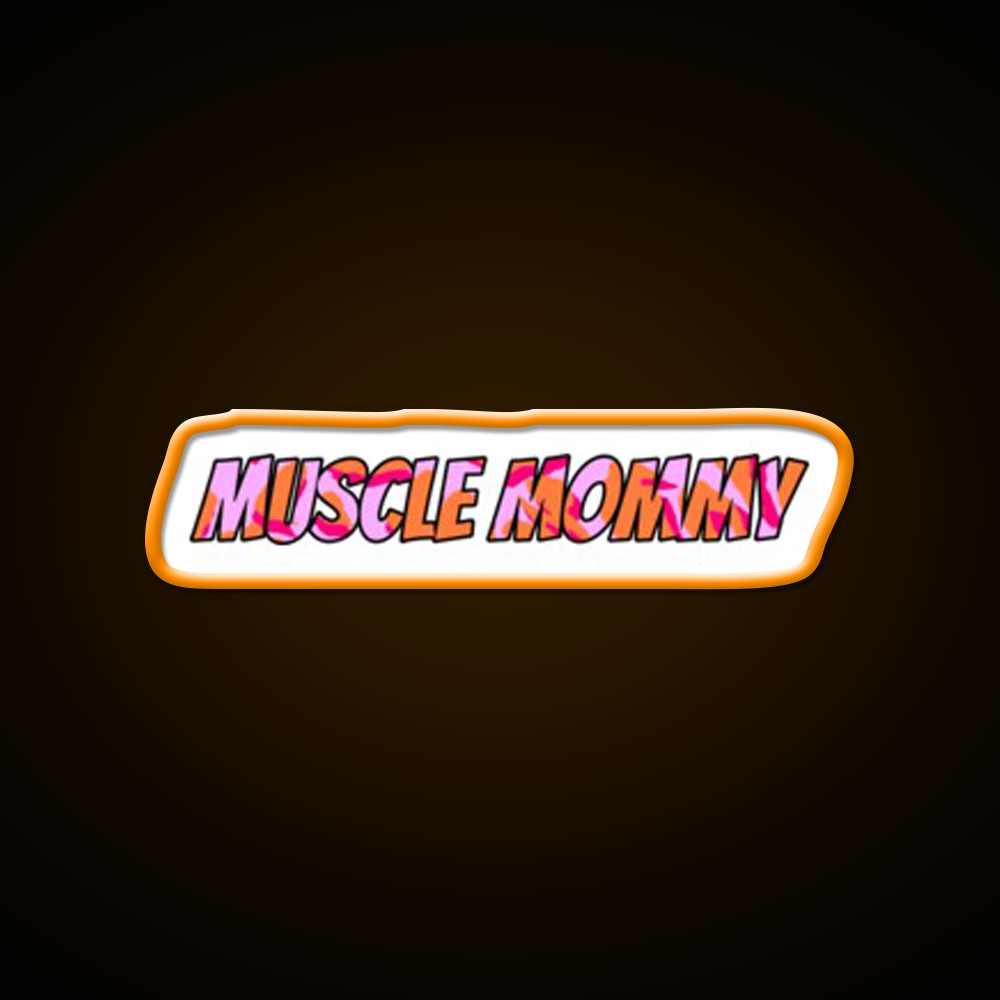 Muscle Mommy Gym Fitness Led Neon Sign Rgb Color