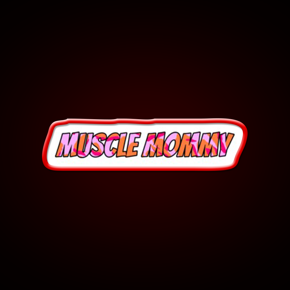 Muscle Mommy Gym Fitness Led Neon Sign Rgb Color
