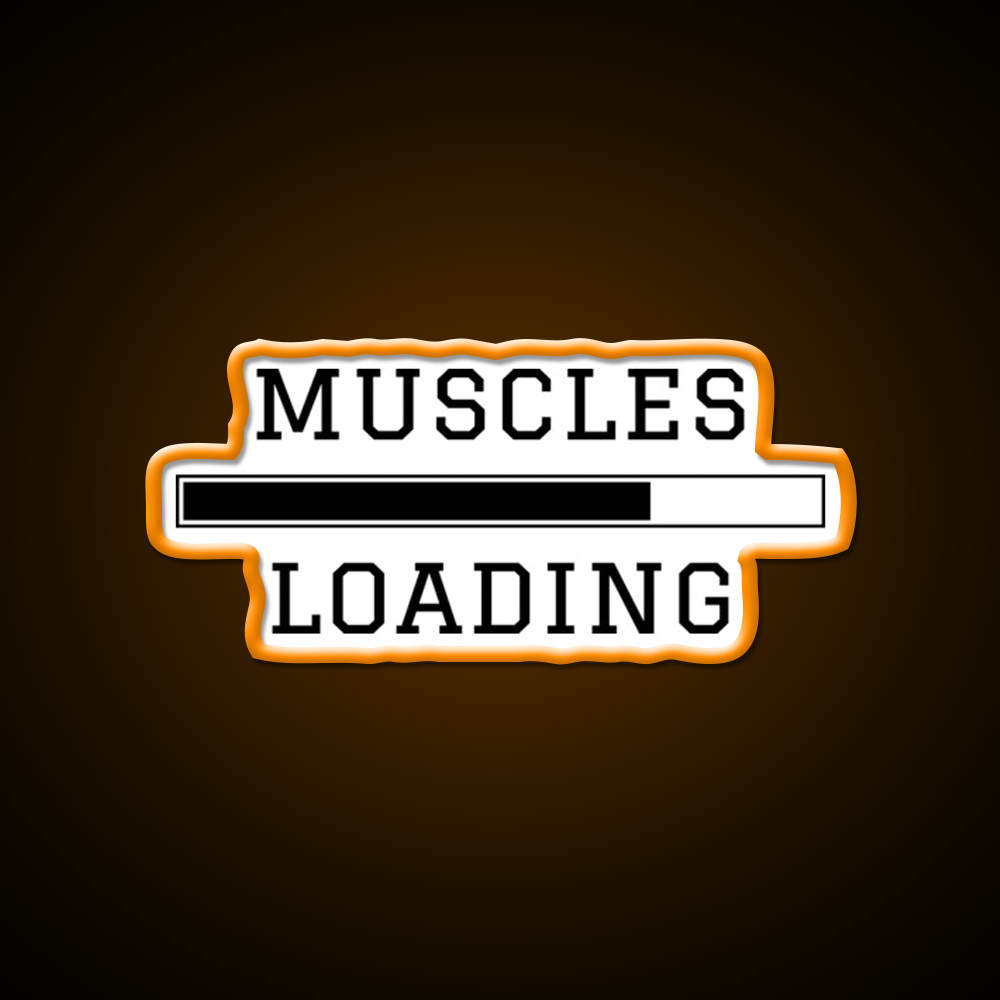 Muscles Loading Gym Fitness Led Neon Sign Rgb Color - LED neon sign view 6