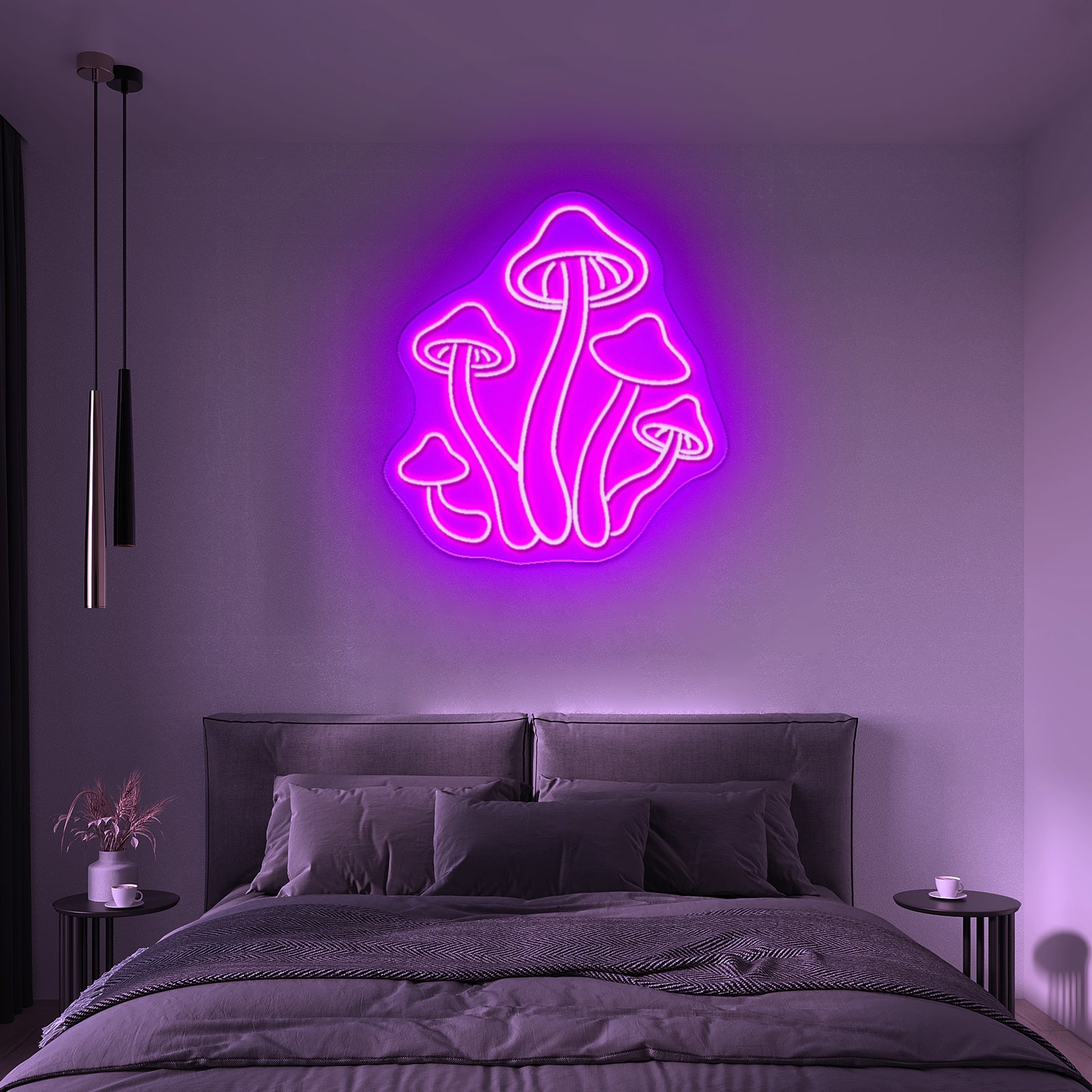 Mushrooms Kids Room Neon Sign Wall Decor Neon Led Lights