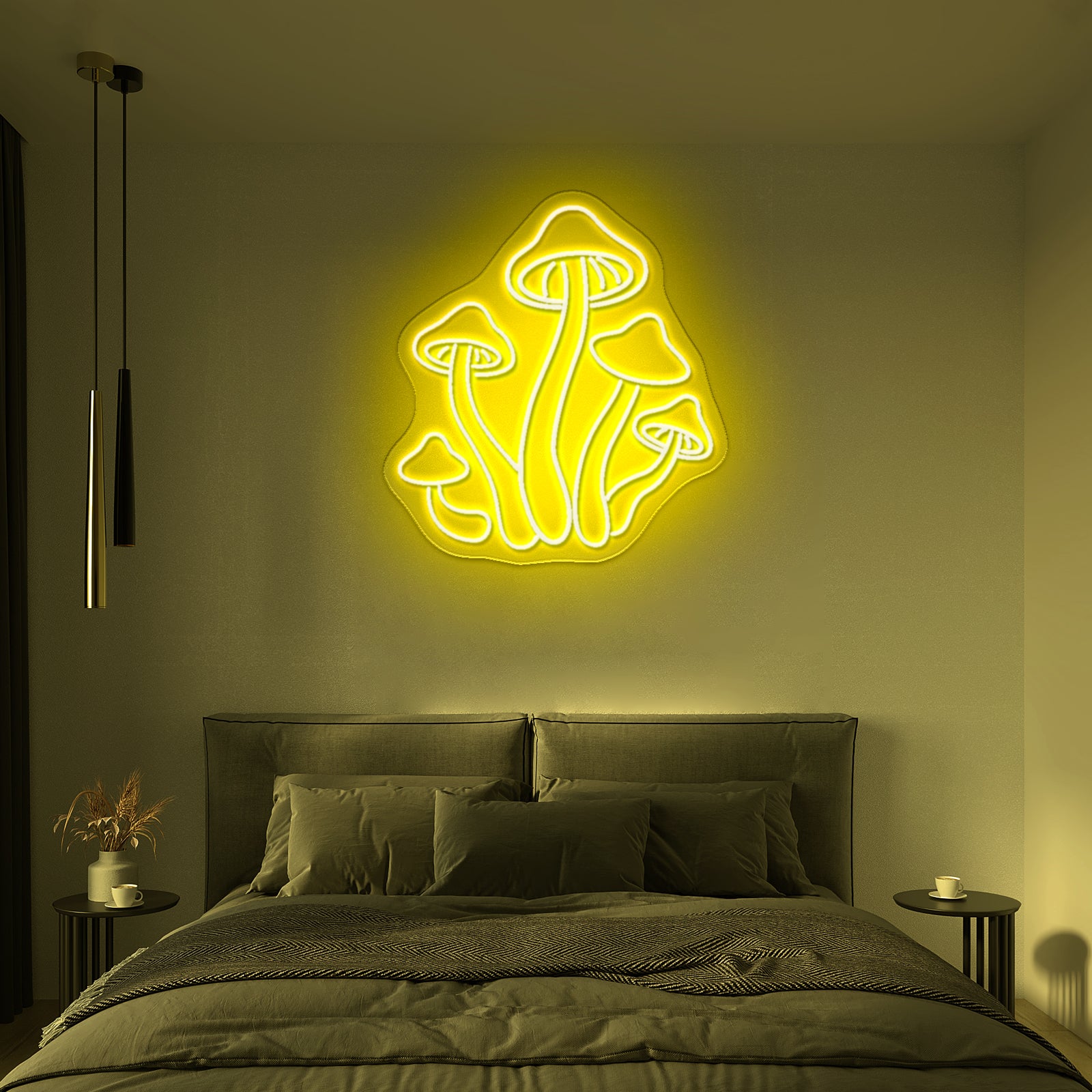 Mushrooms Kids Room Neon Sign Wall Decor Neon Led Lights