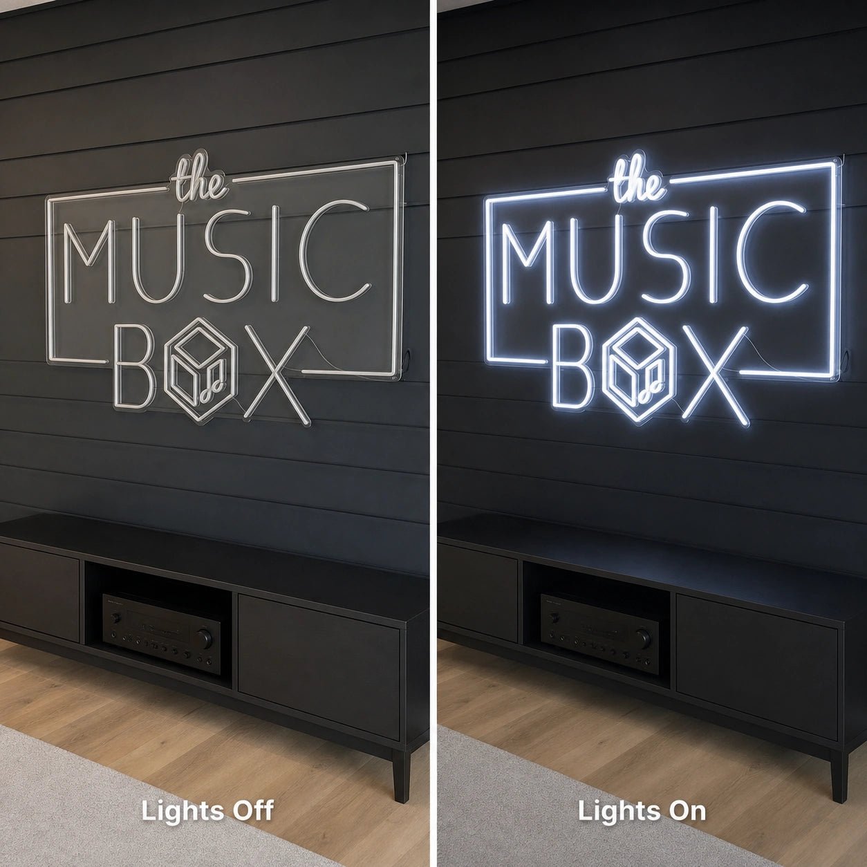 Music Box LED Neon Sign Man Cave Neon Sign - Shineneon