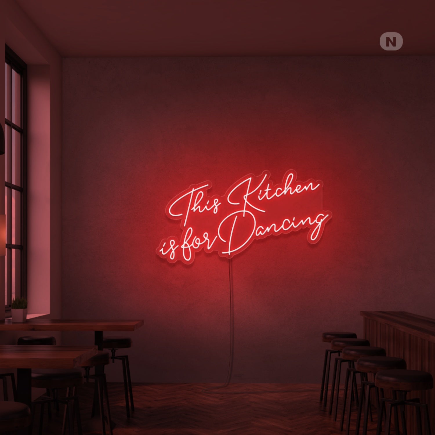 Music In The Kitchen Led Neon Sign | Shineneon