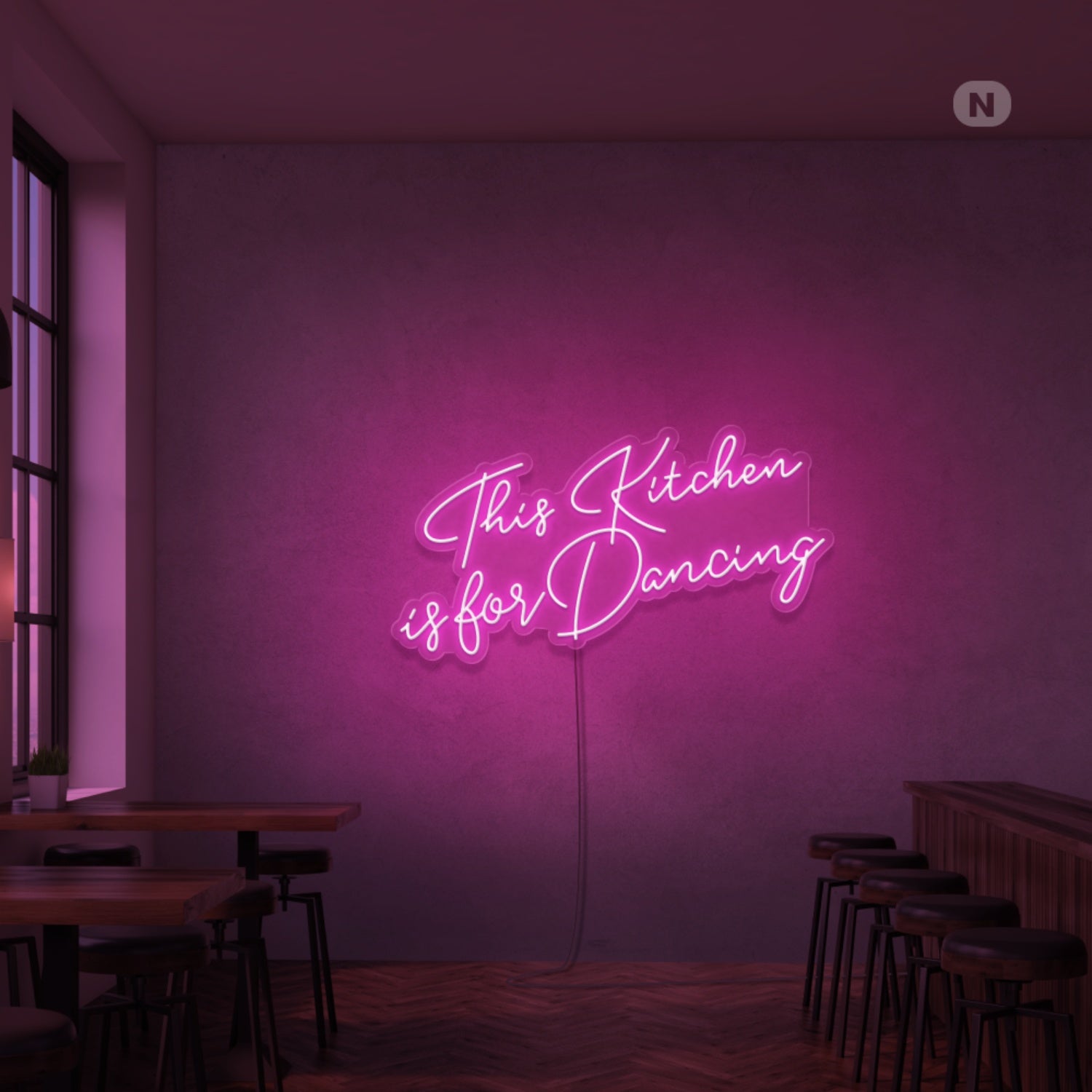 Music In The Kitchen Led Neon Sign | Shineneon