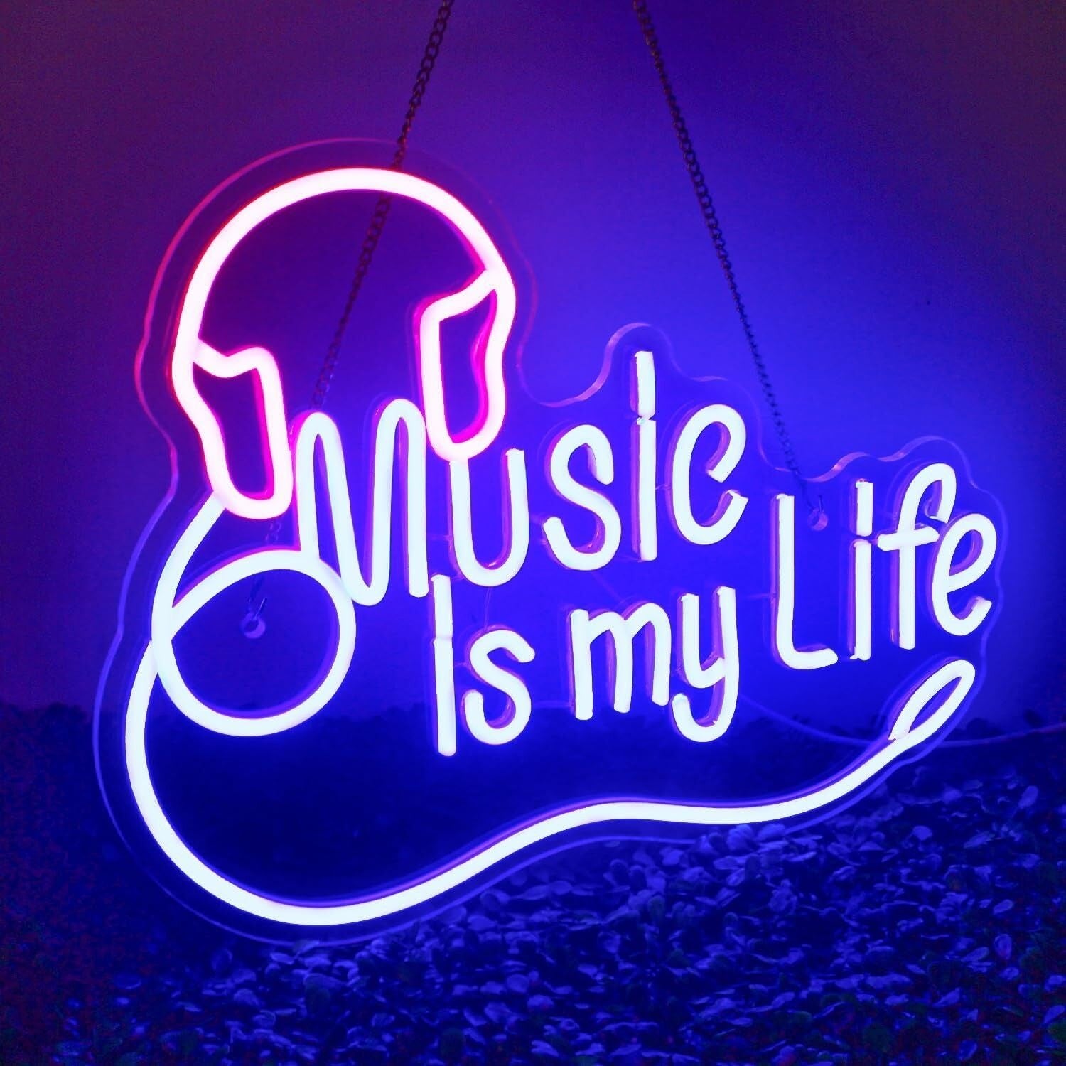 Music Is My Life Ktv Led Neon Sign Music Lover | Shineneon