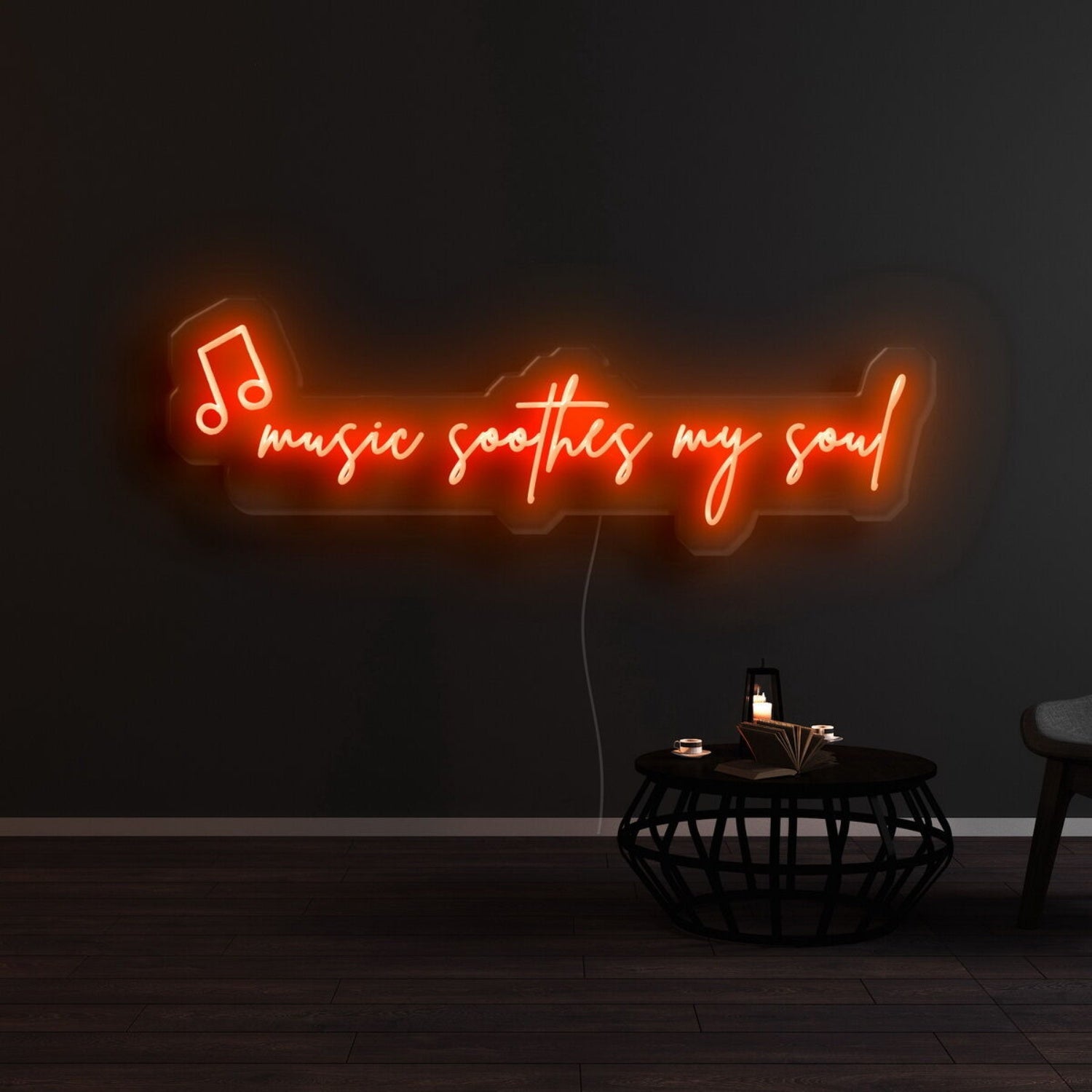 Music Soothes My Soul Led Neon Sign | Shineneon