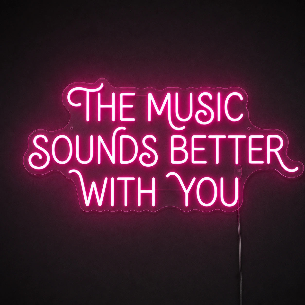 Music You See LED Neon Sign Garage Man Cave Neon Sign main product image