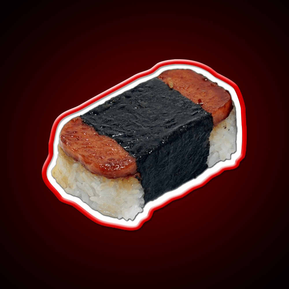 Musubi Pink Snack Food Led Neon Sign Rgb Color - Shineneon