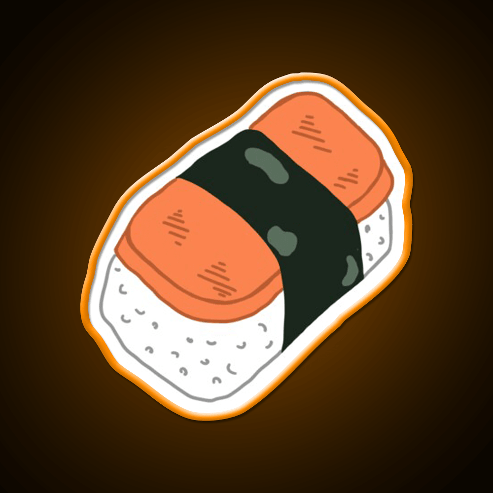 Musubi Snack Food Led Neon Sign Rgb Color - Shineneon