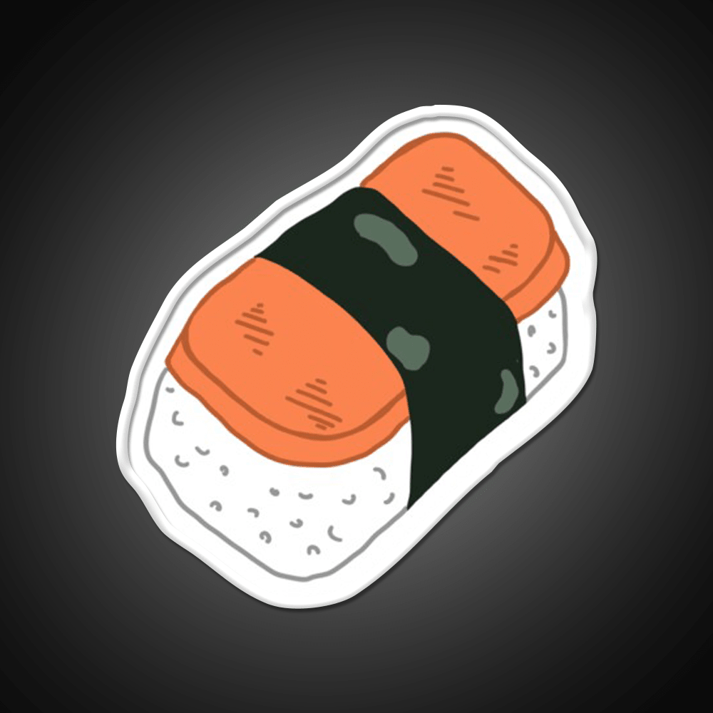 Musubi Snack Food Led Neon Sign Rgb Color - Shineneon