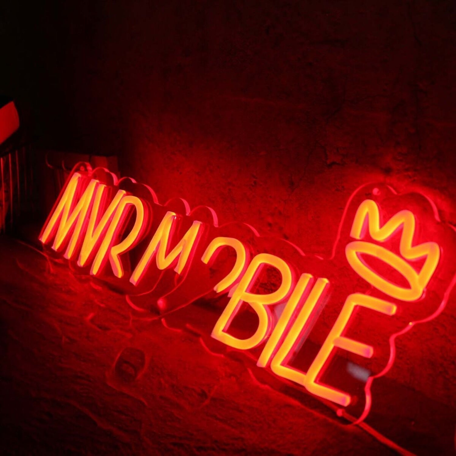 Mvp Mobile Orange Led Neon Sign - Shineneon