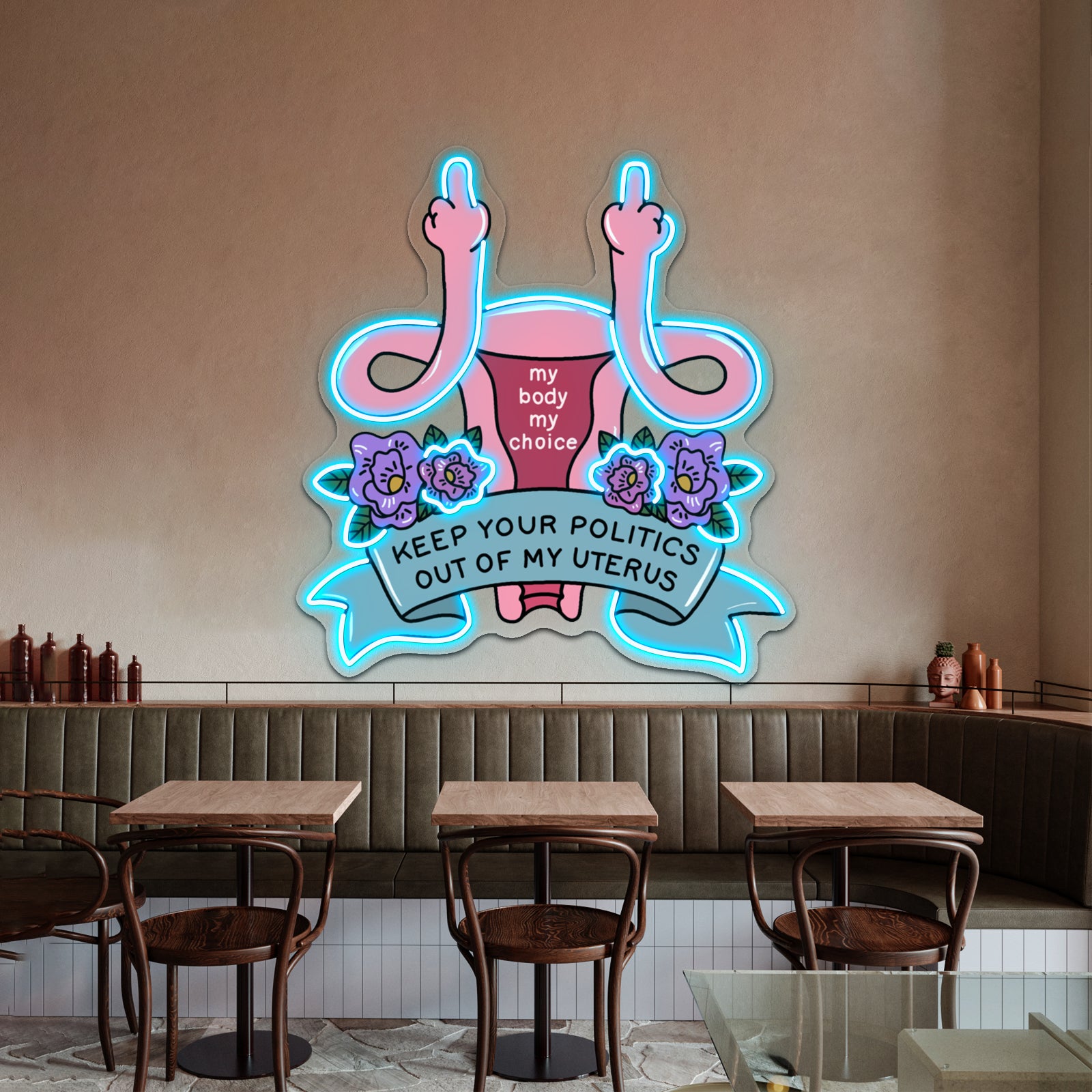 My Body My Choice Artwork Personalized Neon Signs | Shineneon