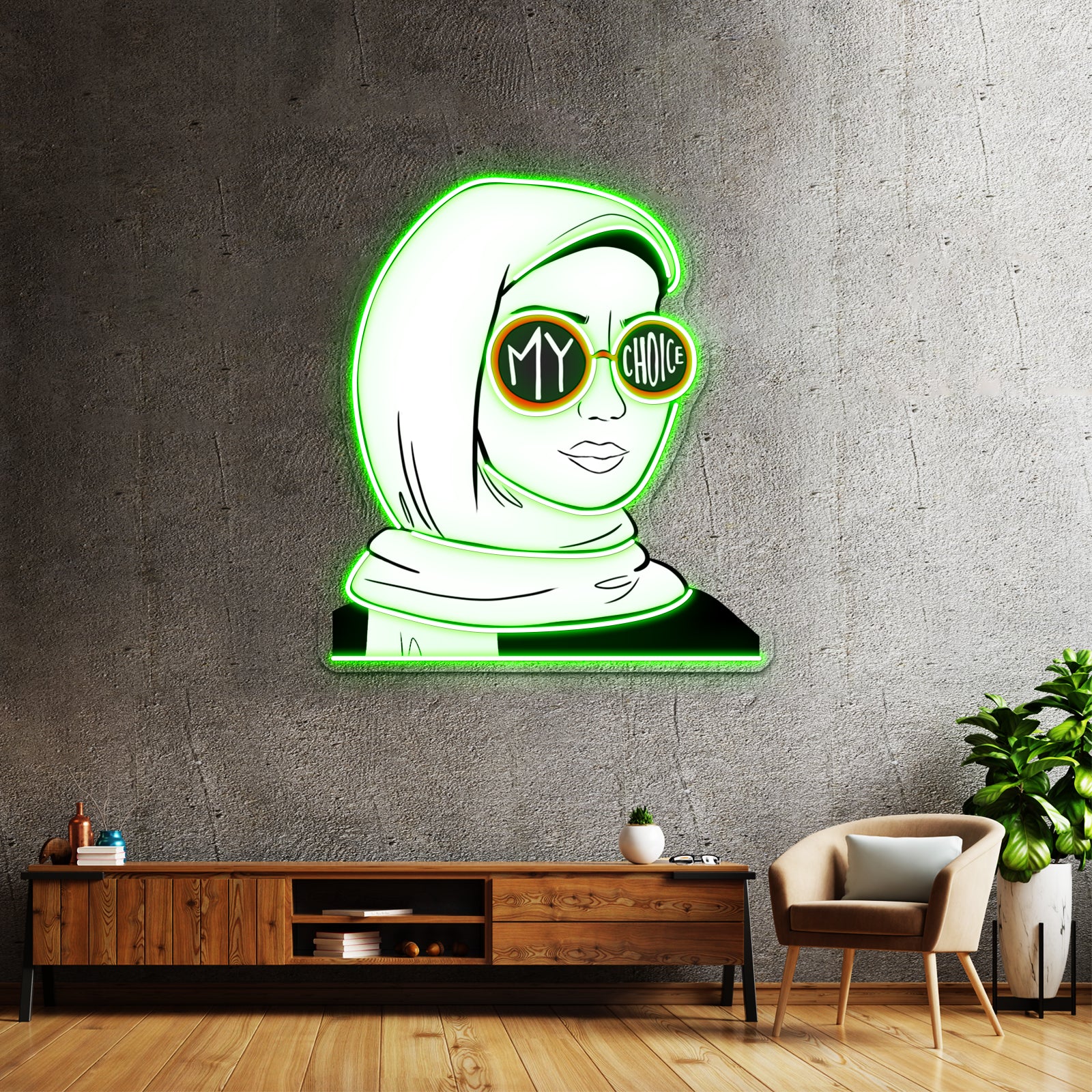 My Choice Red Artwork Neon Sign Led | Shineneon