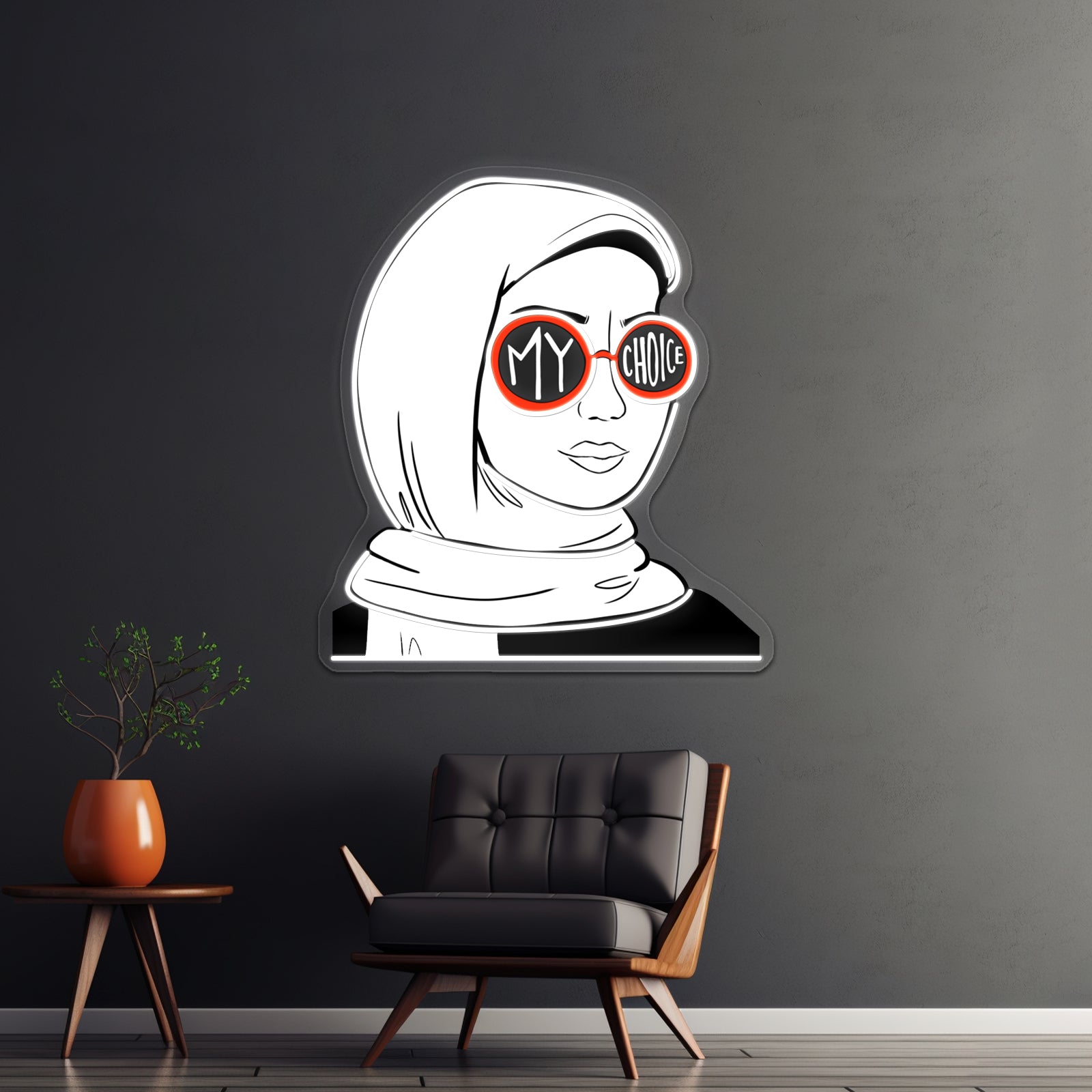 My Choice Red Artwork Neon Sign Led | Shineneon