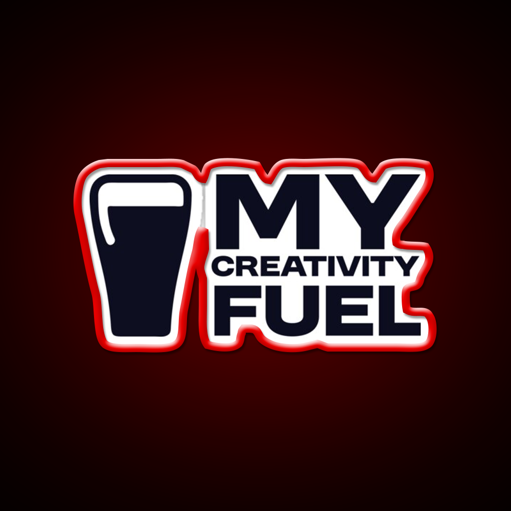 My Creativity Fuel Funny Beer Design Man Cave Bar Led Neon Sign Rgb Color