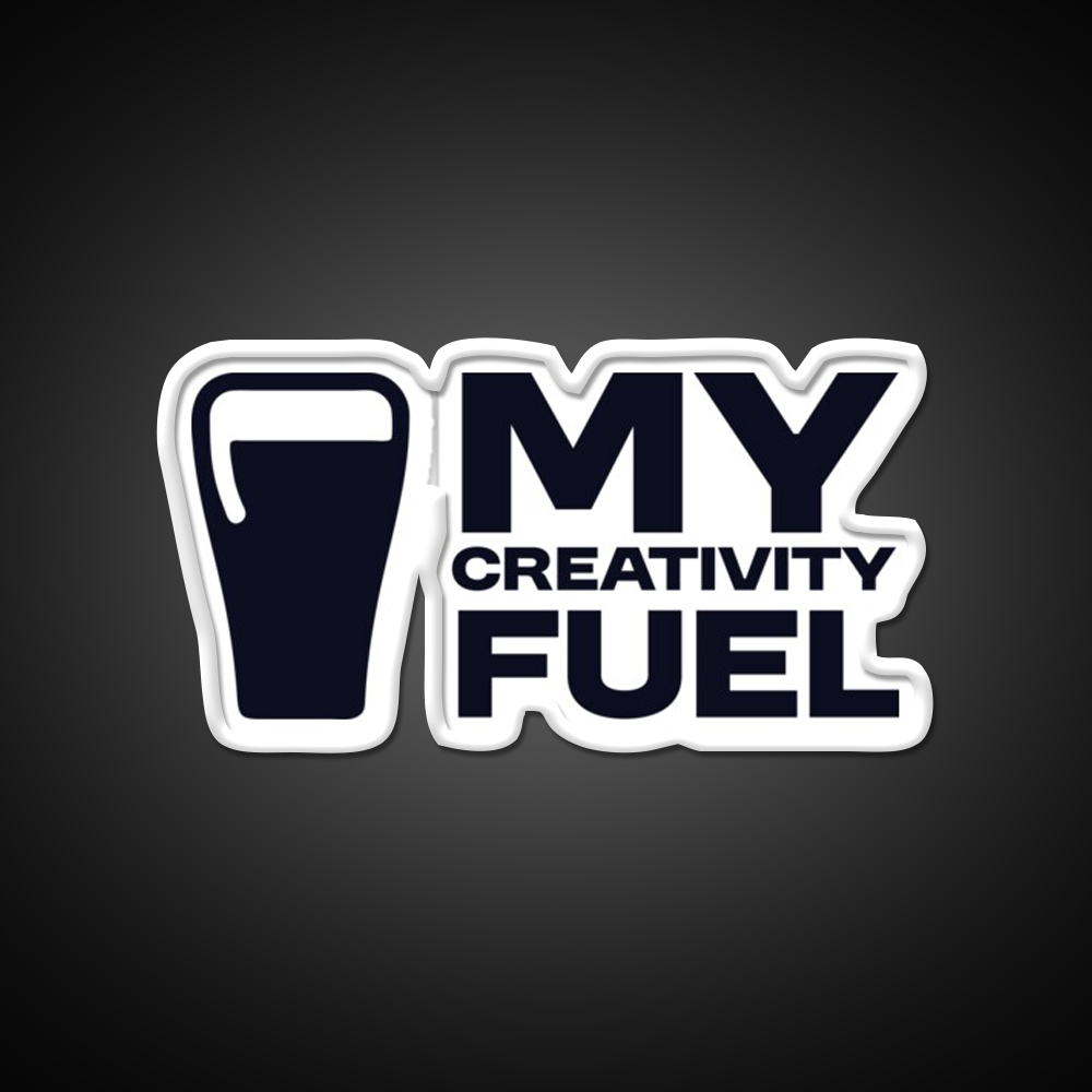 My Creativity Fuel Funny Beer Design Man Cave Bar Led Neon Sign Rgb Color