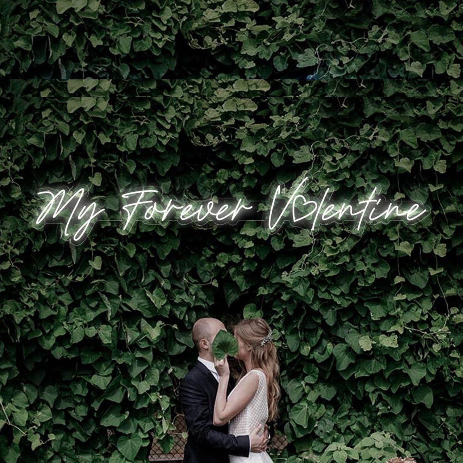 My Forever Valentine Blue LED Neon Sign Wedding Anniversary Romantic Decor | Shineneon