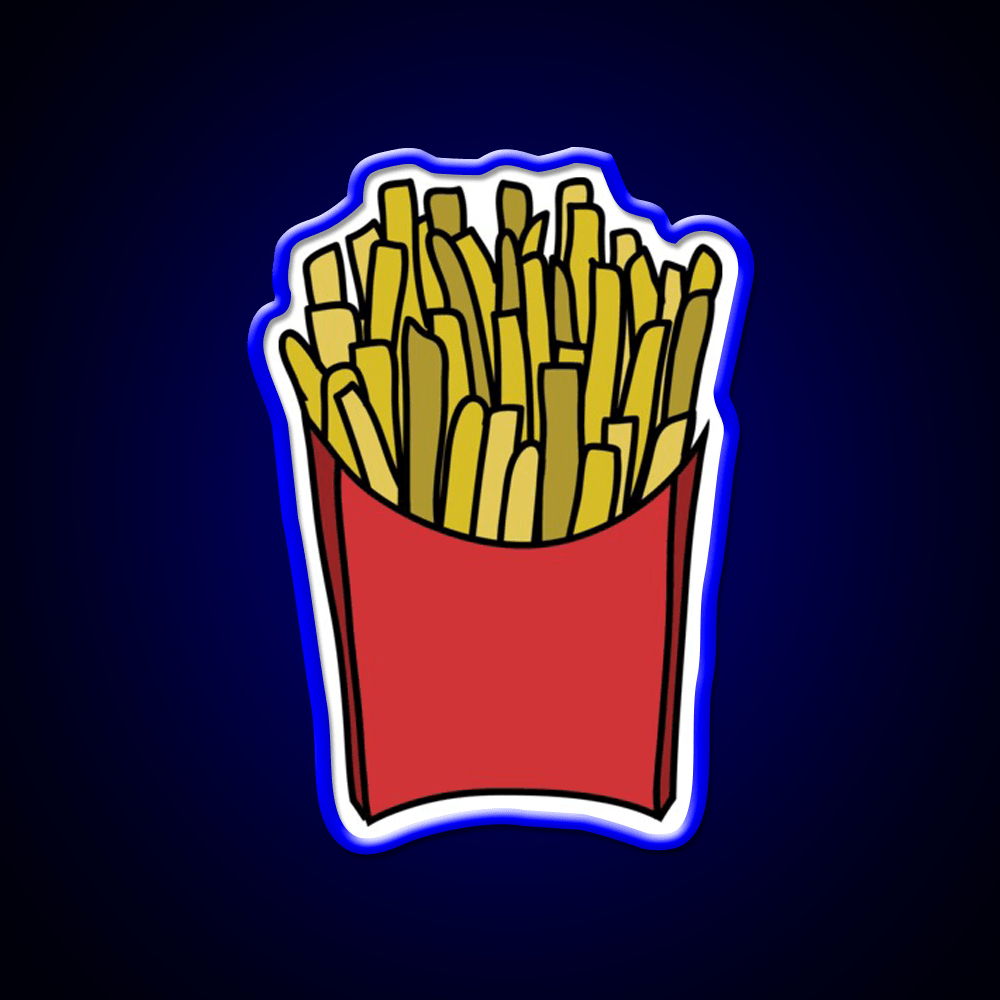 My Fries Snack Food Led Neon Sign Rgb Color - Shineneon