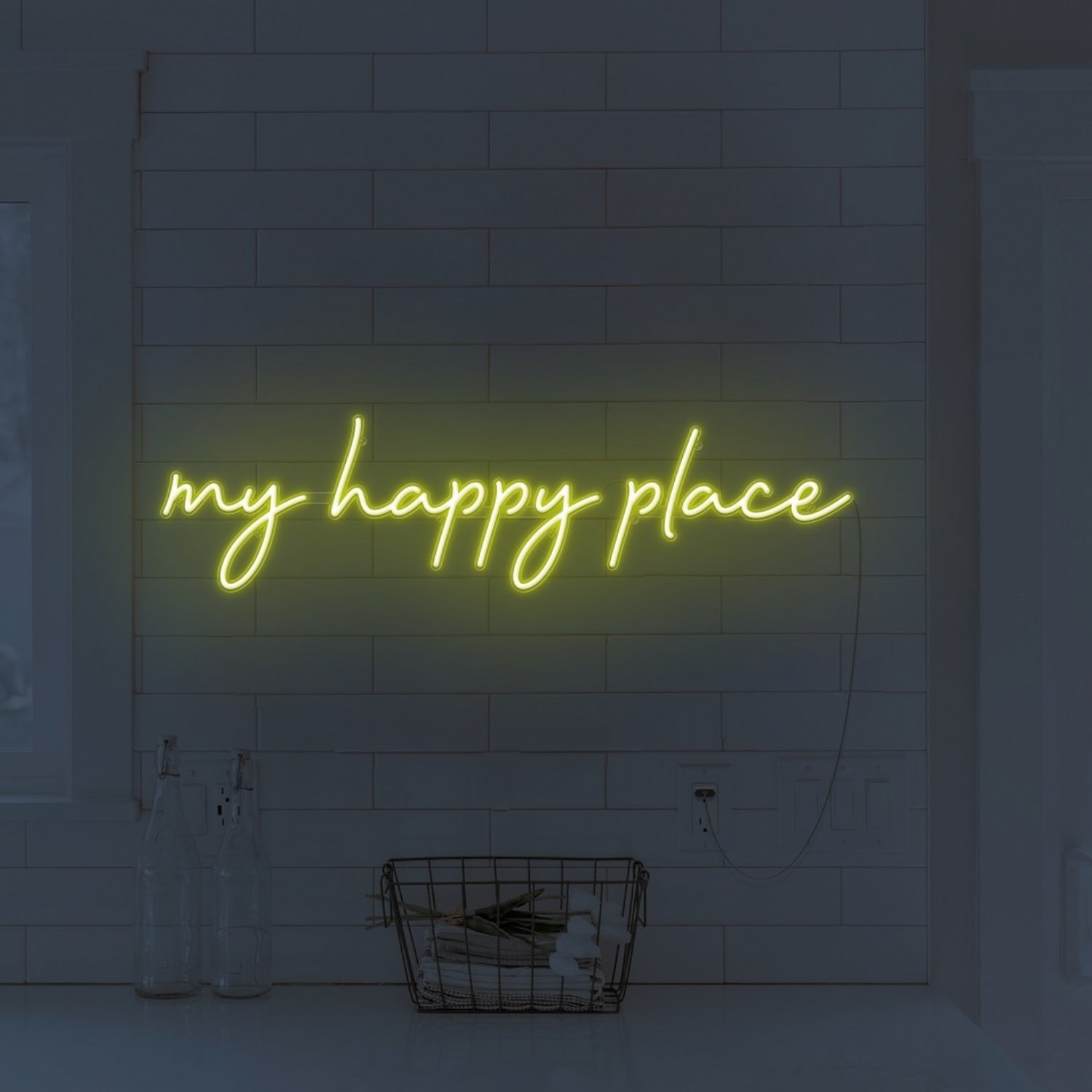 My Happy Place Led Neon Sign Wall Art | Shineneon
