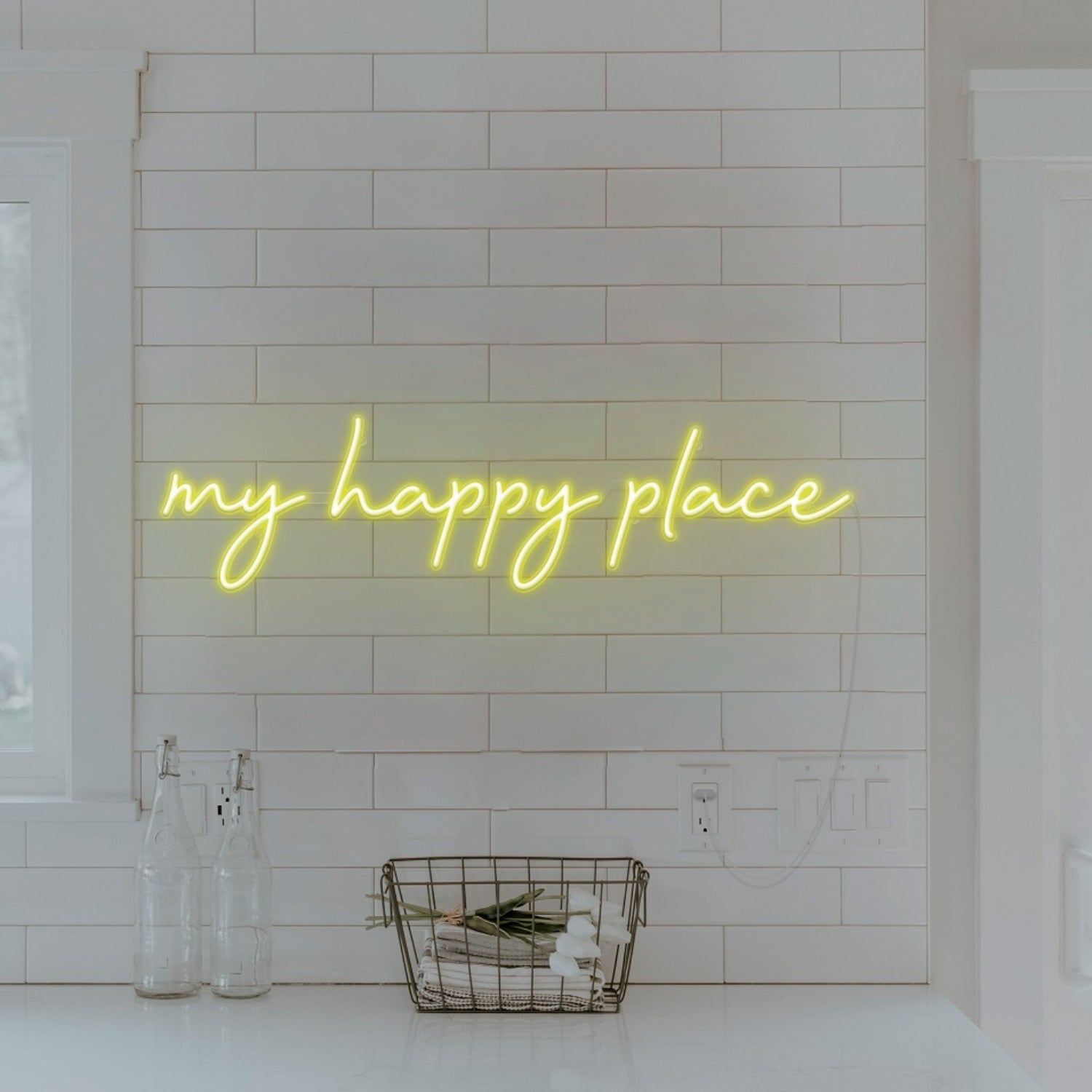 My Happy Place Led Neon Sign Wall Art | Shineneon