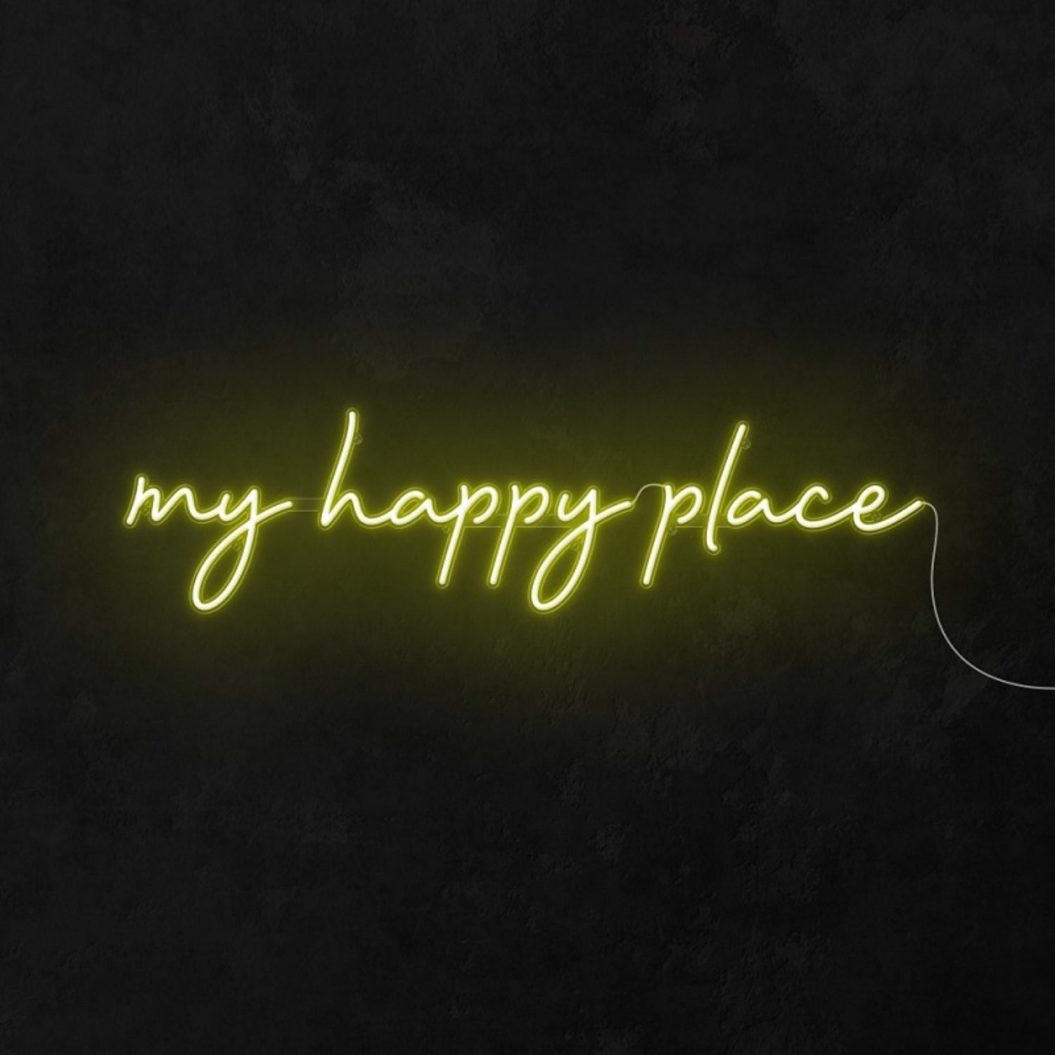 My Happy Place Led Neon Sign Wall Art | Shineneon