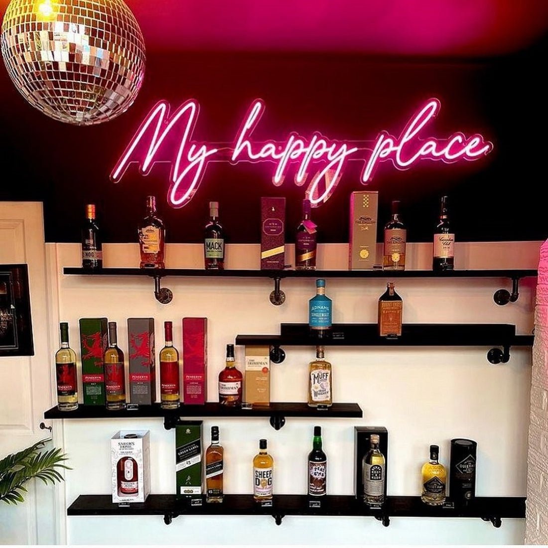 My Happy Place Led Sign Business Neon Signs - Shineneon