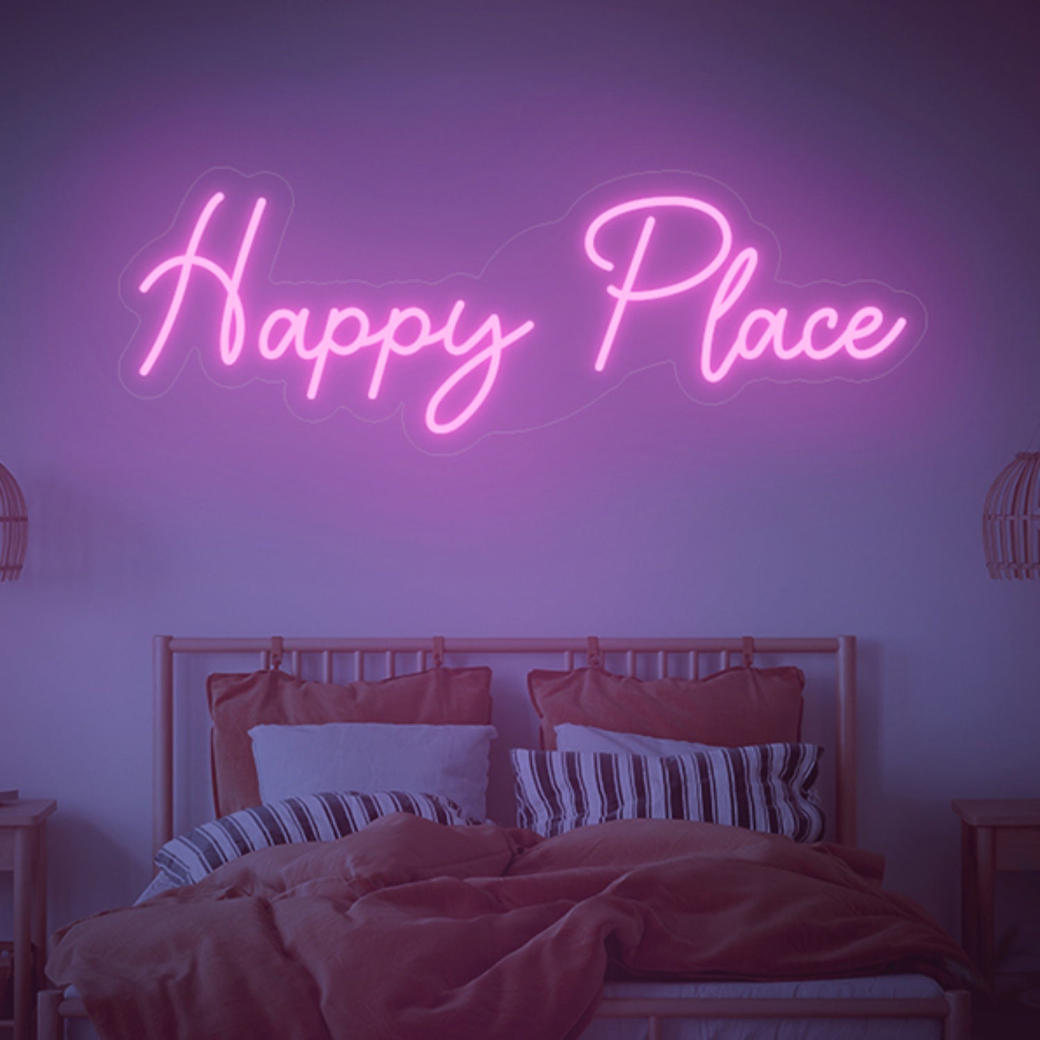 My Happy Place Neon Sign Wall Art Decor Led Light | Shineneon