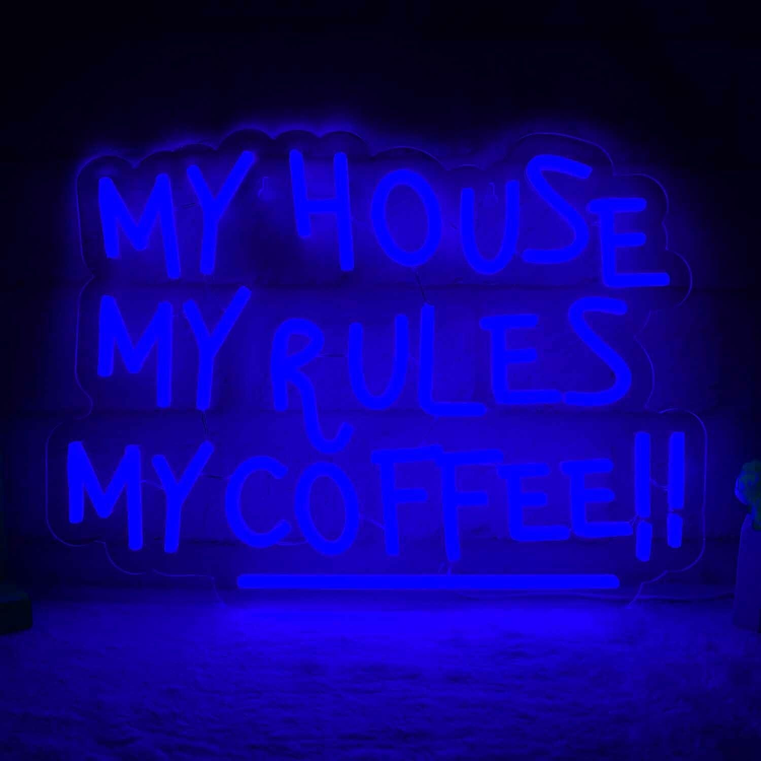 My House My Rules My Coffee Led Neon Sign | Shineneon