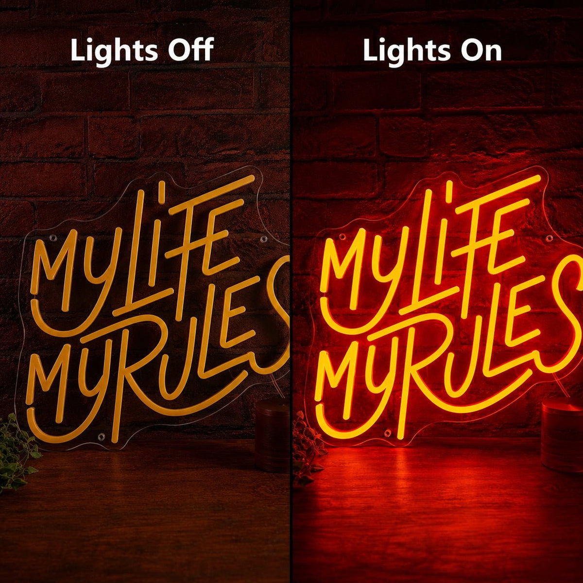My Life My Rules LED Neon Sign - Shineneon