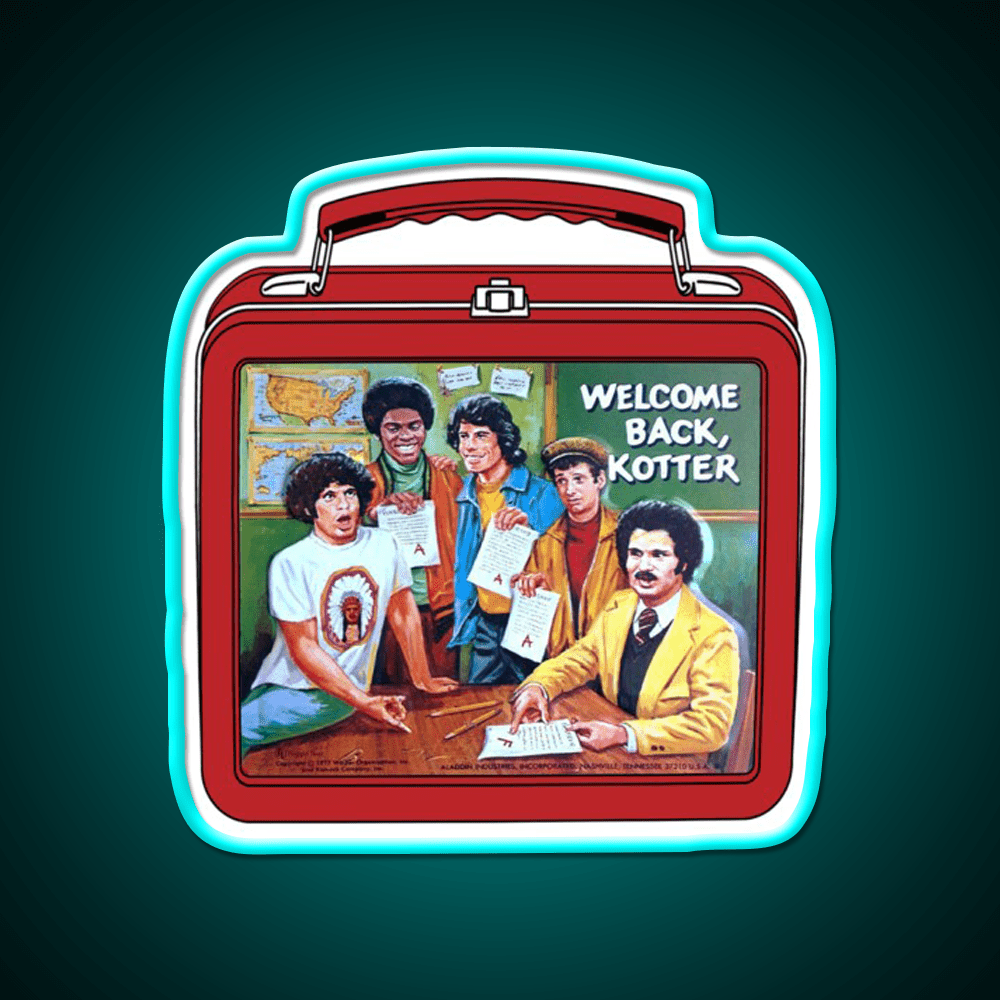 My Lunchbox Welcome Back Kotter Welcome Led Neon Sign Open Sign Rgb Color - Shineneon
