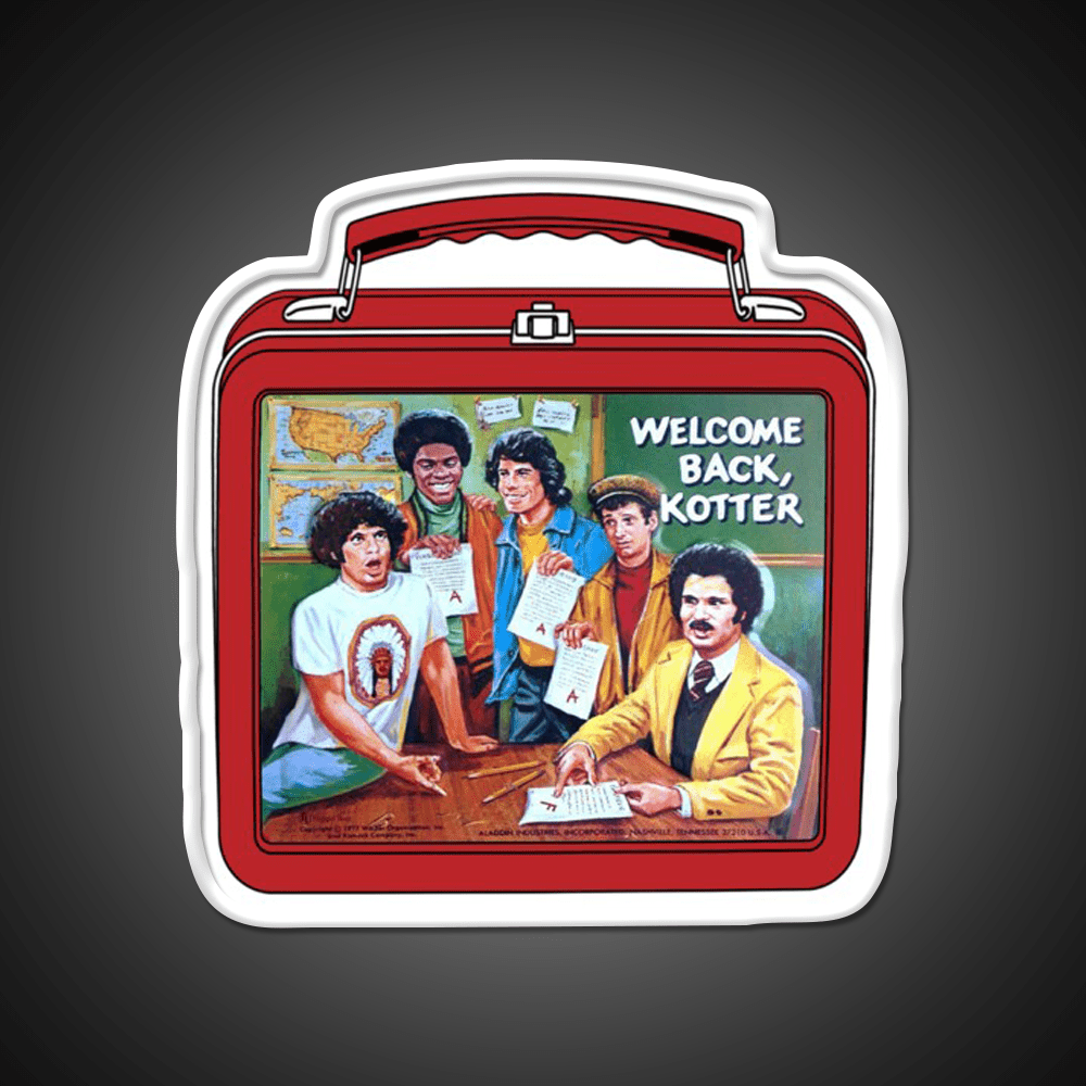 My Lunchbox Welcome Back Kotter Welcome Led Neon Sign Open Sign Rgb Color - Shineneon