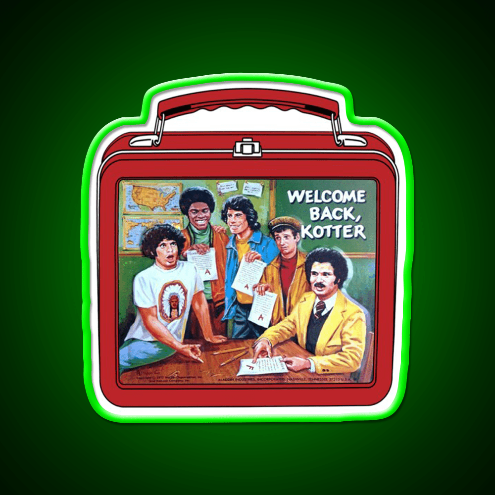 My Lunchbox Welcome Back Kotter Welcome Led Neon Sign Open Sign Rgb Color - Shineneon