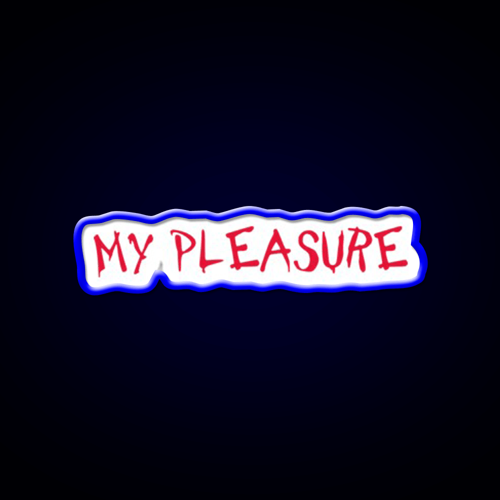 My Pleasure Chick Fil A Fast Food Led Neon Sign For Burger Place Rgb Color - Shineneon