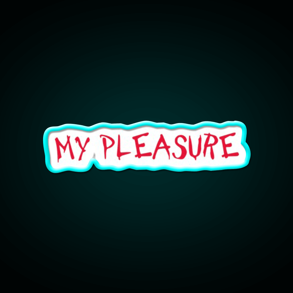 My Pleasure Chick Fil A Fast Food Led Neon Sign For Burger Place Rgb Color - Shineneon