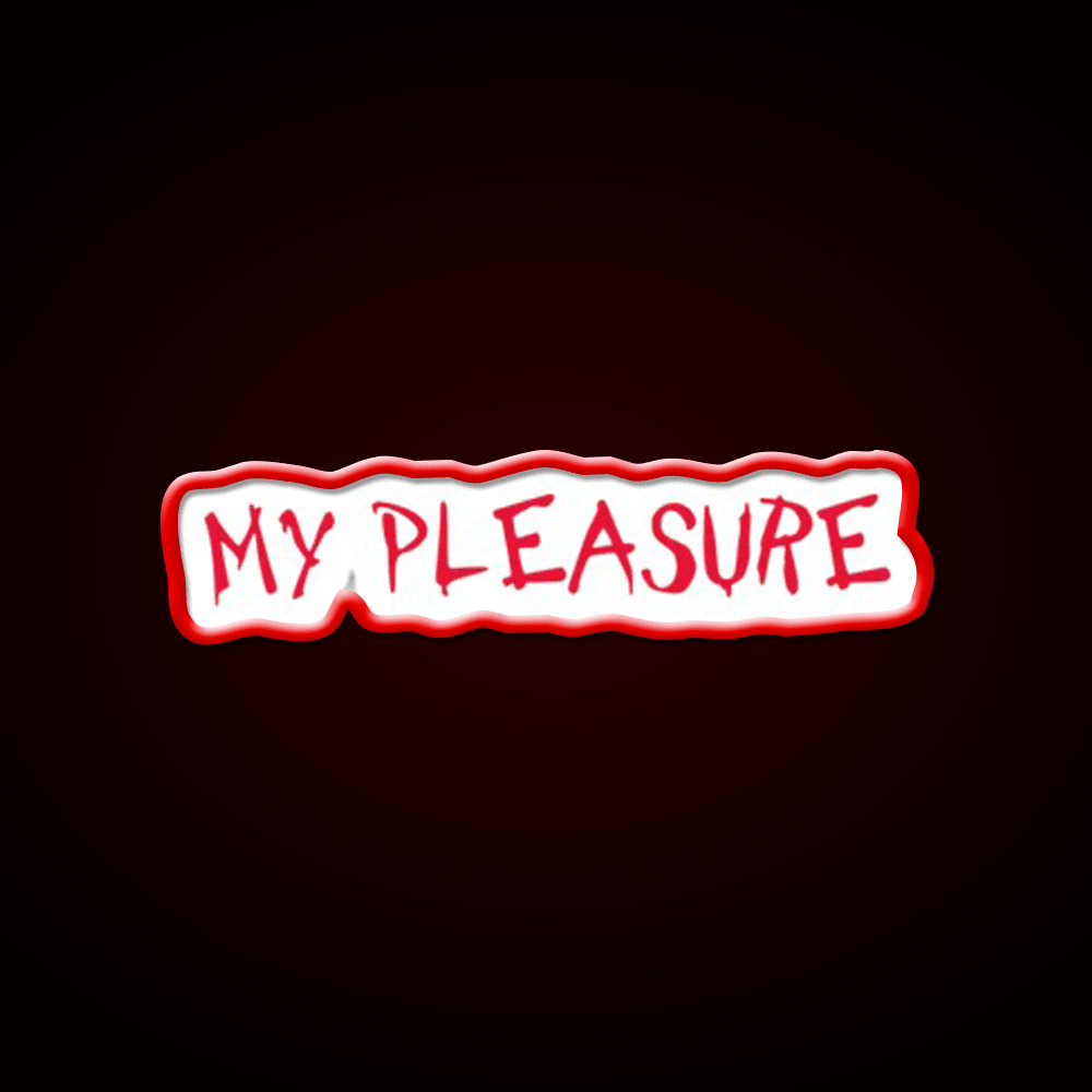 My Pleasure Chick Fil A Fast Food Led Neon Sign For Burger Place Rgb Color - Shineneon