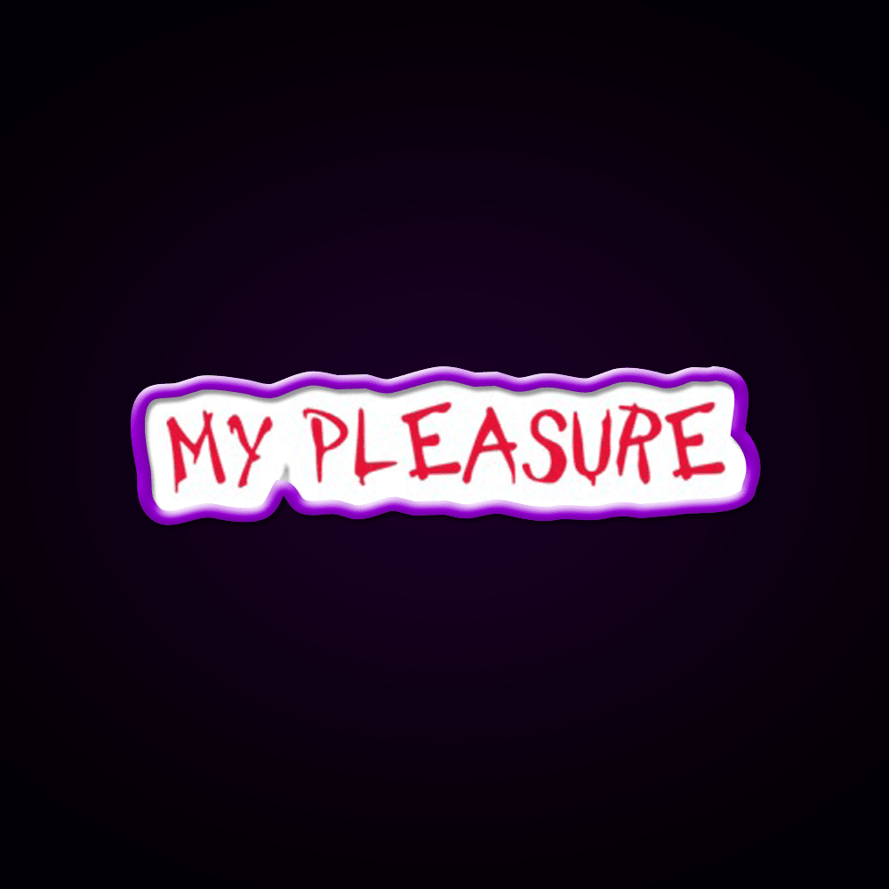 My Pleasure Chick Fil A Fast Food Led Neon Sign For Burger Place Rgb Color - Shineneon