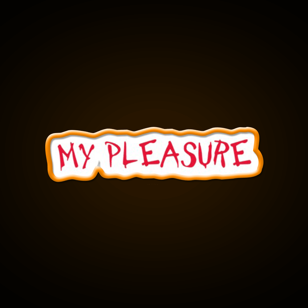 My Pleasure Chick Fil A Fast Food Led Neon Sign For Burger Place Rgb Color - Shineneon