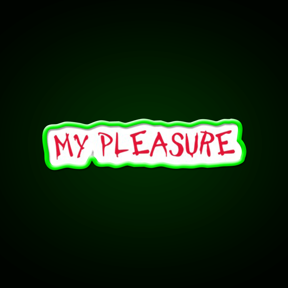 My Pleasure Chick Fil A Fast Food Led Neon Sign For Burger Place Rgb Color - Shineneon