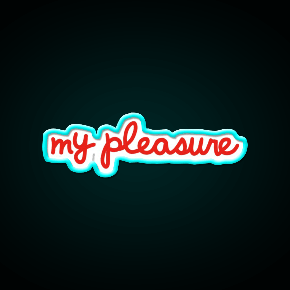 My Pleasure Chick V3 Fast Food Led Neon Sign For Burger Place Rgb Color - Shineneon
