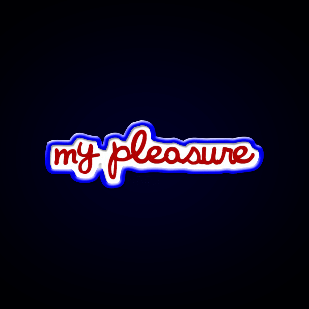 My Pleasure Fast Food Led Neon Sign For Burger Place Rgb Color - Shineneon
