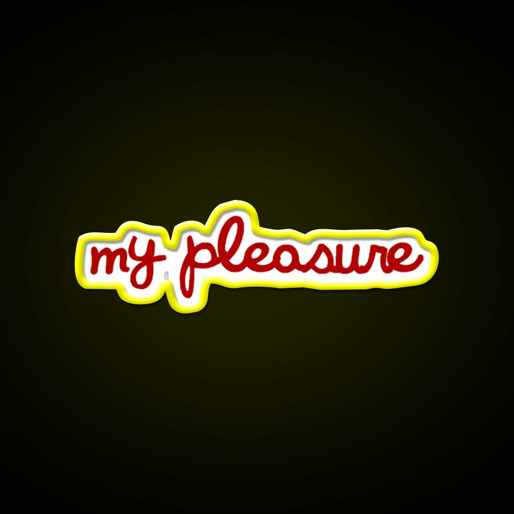My Pleasure Fast Food Led Neon Sign For Burger Place Rgb Color - Shineneon