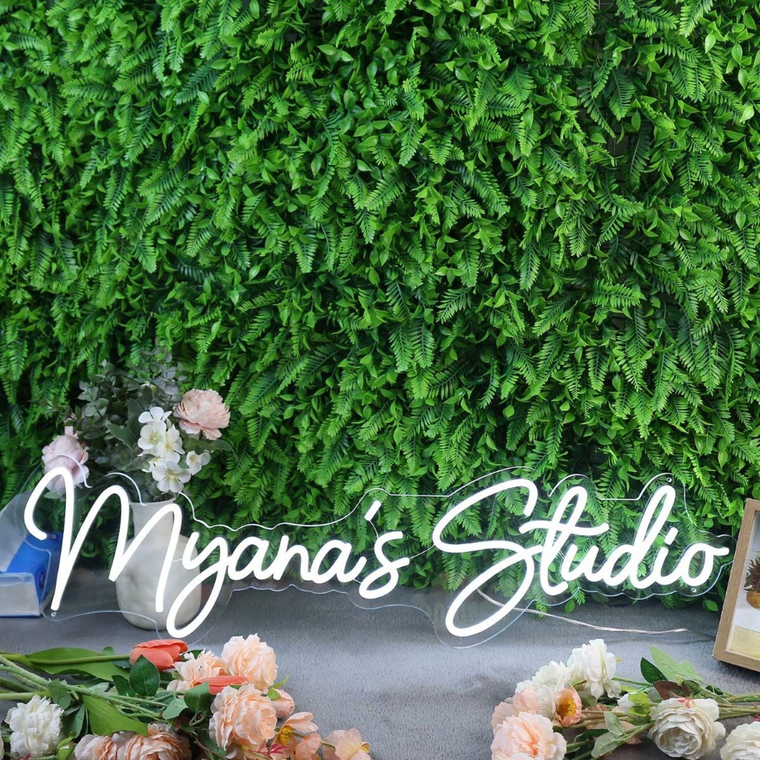 Myanas Studio White Led Neon Sign - Shineneon