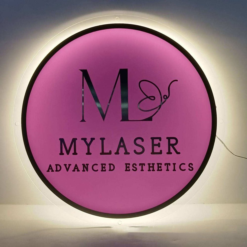 Mylaser Advanced Esthetics Acrylic Business Logo Sign - Shineneon
