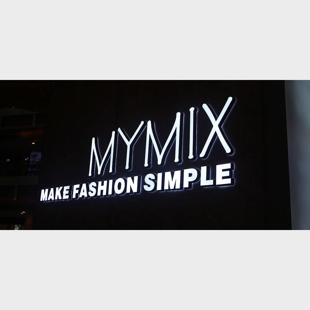 Mymix Make Fashion Simple 3D Frontlit Channel Letters Led Light Sign - Shineneon