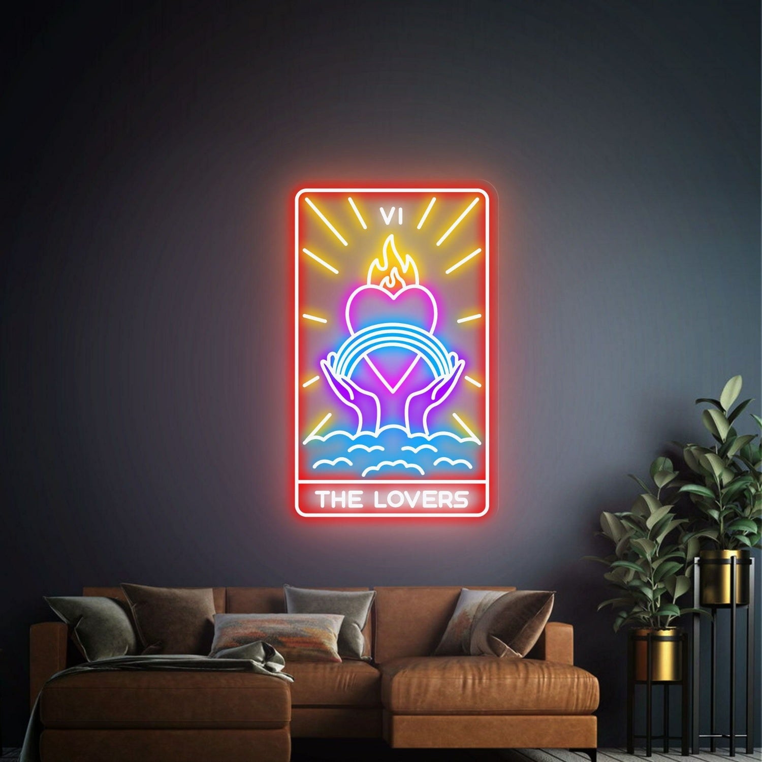 Mystical Touch To Your Game Room Tarot Cards Led Neon Sign | Shineneon