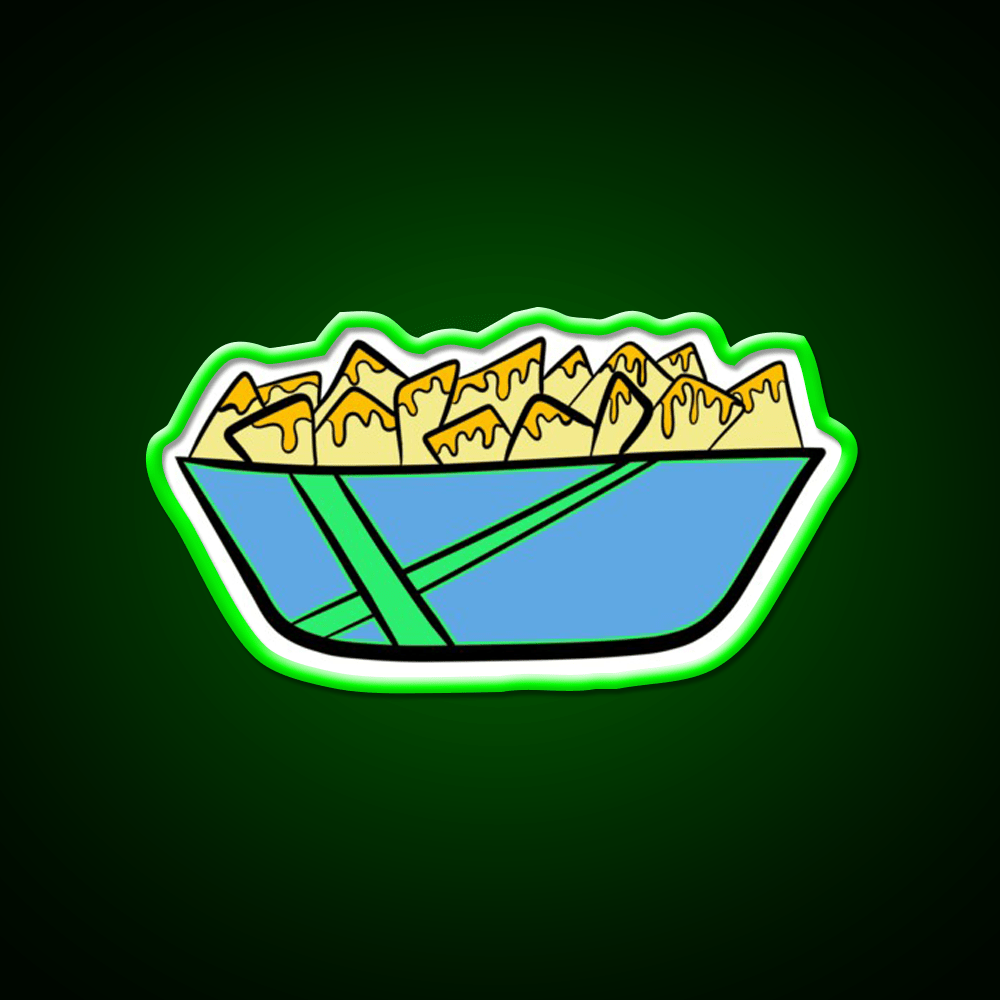 Nacho Snack Food Led Neon Sign Rgb Color - Shineneon