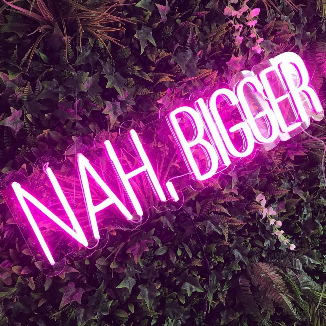 Nah Bigger Led Sign Business Neon Sign - Shineneon
