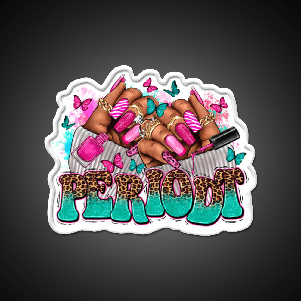 Nail Art Black Woman Hand Melanin Nail Salon Led Neon Sign Rgb Color - Shineneon