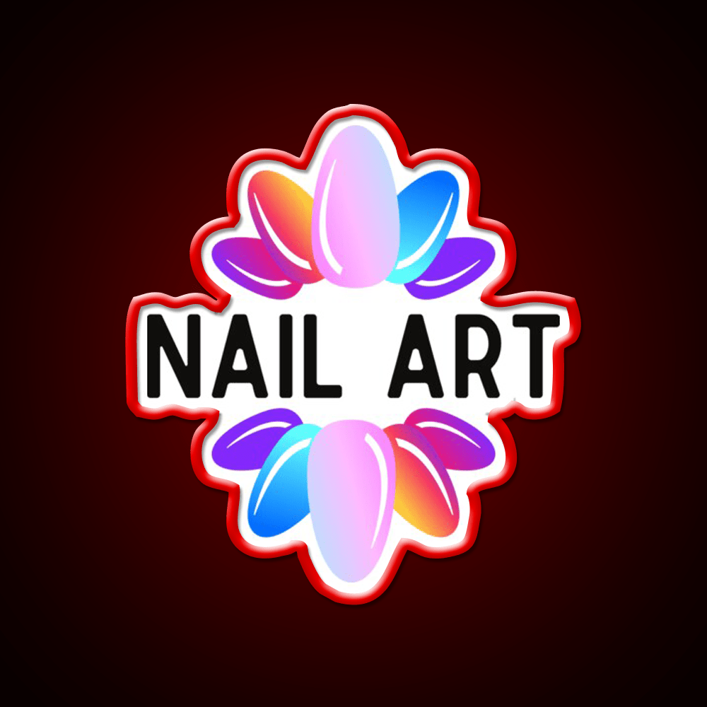 Nail Art Gift Nail Technician Nail Salon Led Neon Sign Rgb Color - Shineneon