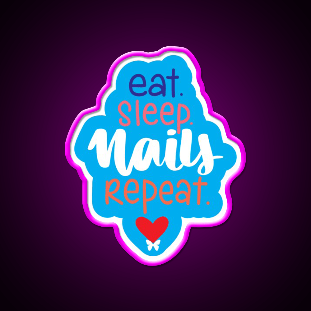 Nail Art Lifestyle Inspiration Nail Salon Led Neon Sign Rgb Color - Shineneon